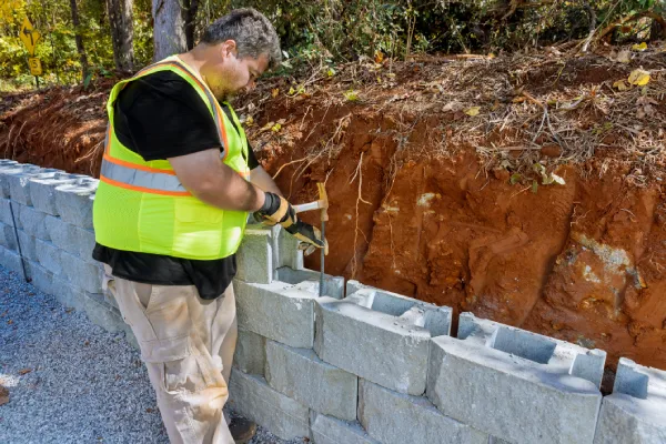 Retaining Wall Installation Retaining Wall Installation